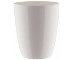 Elho Dekoratyvinis gėlių vazonas orchidėjai Brussels Brussels Diamond D12.5cm/H16cm baltas