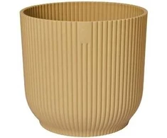 Elho Dekoratyvinis gėlių vazonas Vibes Fold Round Ø14cm H12.9cm plast./šv.geltonas
