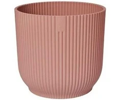Elho Dekoratyvinis gėlių vazonas Vibes Fold Round Ø14cm H12.9cm plastik./šv.rožinis