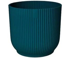 Elho Dekoratyvinis gėlių vazonas Vibes Fold Round Ø14cm H12.9cm plastikinis/mėlynas