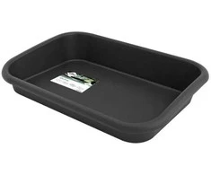 Elho Dėžė augalams Žalias Basics 59x42x11cm plastikinis/juoda