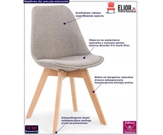 Elior MEDINĖ KĖDĖ ==== EAMES STILIUS VIRTUVĖS SVETAINEI