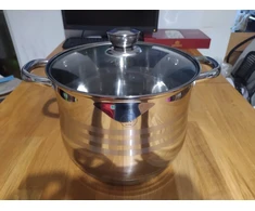 Elitehoff Didelis nerūdijančio plieno puodas 11,2l, 26x21cm, indukcija, dujos