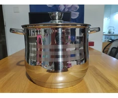 Elitehoff Didelis nerūdijančio plieno puodas 11,2l, 26x21cm, indukcija, dujos