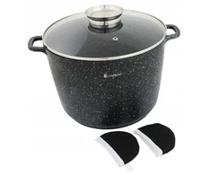 Elitehoff Puodas 6l 24cm su dangčiu, marmurinė danga