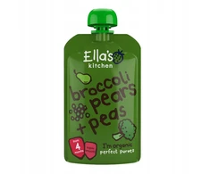 Ella's Kitchen BIO kriaušių, žirnių ir brokolių putėsiai, 120 g
