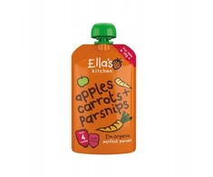Ella's Kitchen BIO Morka, obuolys ir pastarnokas, 120g
