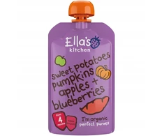 Ella's Kitchen BIO saldžiųjų bulvių, moliūgų ir obuolių desertas 120 g