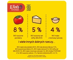 ELLA'S KITCHEN BIO TRAŠKIEJI UOKLIAI SU SŪRIU IR POMOMORIAIS NUO 10 MĖNESIŲ VIRŠ 20G