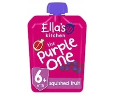 Ella's Kitchen BIO vaisių tyrės desertas su juodaisiais serbentais 90 g