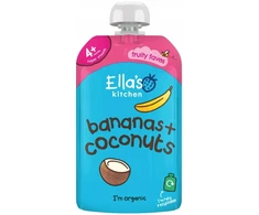 Ella's Kitchen ekologiškas bananų ir kokosų desertas nuo 4 mėnesių 130 g