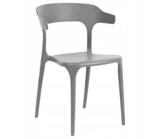 Elmeri Ažūrinė kėdė Gray Scandinavian Bistro Dining Room Hotel Home