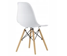 Elmeri Skandinaviško stiliaus kėdė su balto buko kojomis, skirta PREMIUM Kitchen Living Room