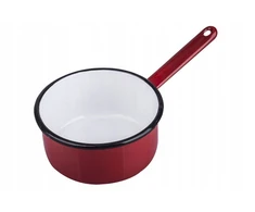 Elo Pol APSAUGUS STOVAS SU BOTONU Emaliuotas puodas 18cm 2,25L RAUDONAS EloPol 1188