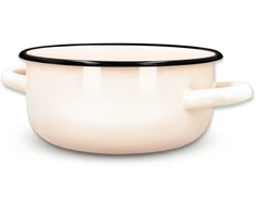 Emajlo Olkusz Emaliuotas puodas su rankenomis, indukcinis, emaliuotas indas, OLKUSZ 1,5 l