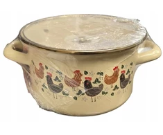 Emalia ENAMEL PLESZEW Emaliuotas puodas su dangčiu 18 cm 2,8 l indukcijai KURY