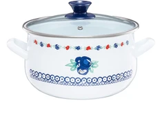 Emalia Olkusz puodas Kalina, 20 cm, 3,8 l