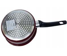 EMALIA OLKUSZ RONDEL su RĄCZKĄ 16CM 1,2L POWŁOKA NIEPRZYWIERALNA Orkaitė