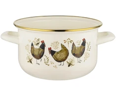 Emalia Pleszew EMALINIS PUODAS, AUKSO BAŽNYČIA, EMALINIS PLESZEW, 18 CM, 3 L