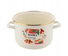 Emalia Pleszew EMALINIS PUODAS ROMANO ENAMEL PLESZEW 22 CM 5.4L