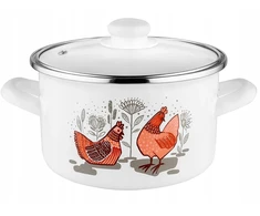 Emalia Pleszew EMALINIS PUODAS RUBINKA ENAMEL PLESZEW 22CM 4.7L