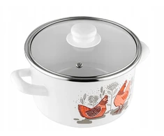 Emalia Pleszew EMALINIS PUODAS RUBINKA ENAMEL PLESZEW 22CM 4.7L