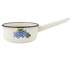 Emalia Pleszew Emaliuotas puodas BLUEBERRY PLESZEW ENAMEL 16CM 1,3L
