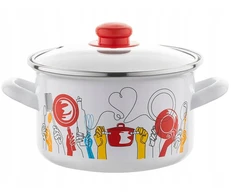 Emalia Pleszew Emaliuotas puodas Pepito 16 cm, 2 l