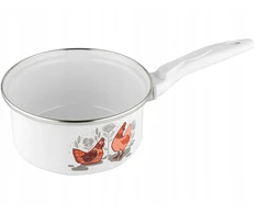 Emalia Pleszew Emaliuotas puodas RUBINKA ENAMEL PLESZEW 16CM 1,3L