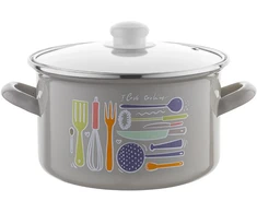 Emalia Pleszew Emaliuotas puodas STAFFIO ENAMEL PLESZEW 20CM 3,7L