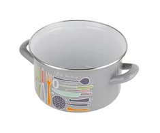 Emalia Pleszew Emaliuotas puodas STAFFIO ENAMEL PLESZEW 20CM 3,7L