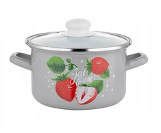 Emalia Pleszew Emaliuotas uogienės puodas ENAMEL PLESZEW 18 CM 3 L