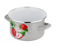 Emalia Pleszew Emaliuotas uogienės puodas ENAMEL PLESZEW 18 CM 3 L