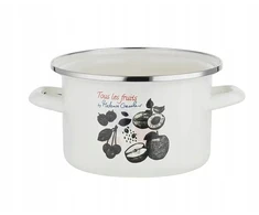 Emalia Pleszew Emaliuotas vazonas FRUITS ENAMEL PLESZEW 16 CM 2 L