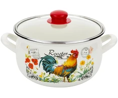 Emalia Pleszew Puodas emaliuotas 18cm 2,9l