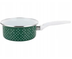 Emalia Pleszew RETRO emaliuotas puodas PLESZEW 16 CM 1,3 L