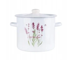 Emalia Rybnik Emalio puodas 24cm 7L w/p Levandų