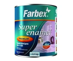 Emaliniai dažai FARBEX PF-115, lašišinės sp., 2,8kg