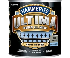 Emaliniai dažai HAMMERITE ULTIMA SMOOTH, blizgūs, pilkos sp., 2,2 l