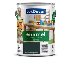 Emaliniai dažai LUXDECOR, blizgus, grūdinto plieno sp., 2,2 l