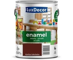 Emaliniai dažai LUXDECOR, blizgus,karšto šokolado sp., 2,2 l