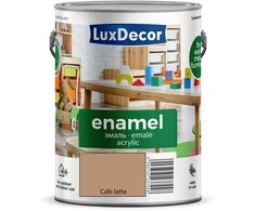 Emaliniai dažai LUXDECOR, matiniai, kavos latte sp., 2,2 l
