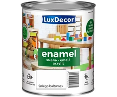 Emaliniai dažai LUXDECOR , matiniai, sniego baltumo sp., 2,2 l