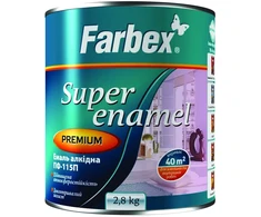 Emaliniai dažai PF-115 FARBEX, dramblio kaulo sp., 2,8kg