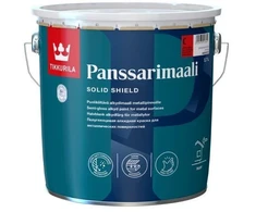 Emaliniai dažai skardiniams stogams TIKKURILA PANSSARIMAALI, A bazė, pusiau blizgūs, 2,7 l