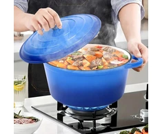 EMALINIS PUODAS 28 CM TROŠINYTI SU DANGIU 5,7L KETUS