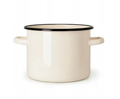 EMALINIS PUODAS AUKŠTAS 18CM INDUKCINĖS DUJINĖS EMALINĖS TRAUKOS OLKUSZ LARGE 3L