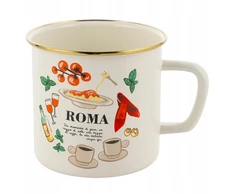 EMALINIS PUODAS Puodas Puodas Romano Emalia Pleszew 12cm 1,2L