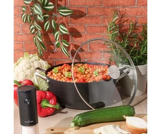 Emaliuotas ketaus PUODAS INDUKCINIS DIDELIS DUJOS Starke Pro Hanoi 5.6L 28cm
