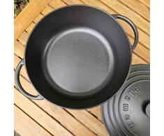 Emaliuotas ketaus puodas Plamen 5.7 l su dangčiu
